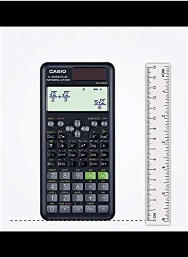 CASIO - Fx-991Es Plus 2nd Edition Calculator Black - Image 1