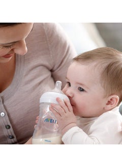 آفينت زجاجة الرضاعة Ps Avent Natural Response 3.0 باللون الوردي 260 مل Scy903/11  - Image 4