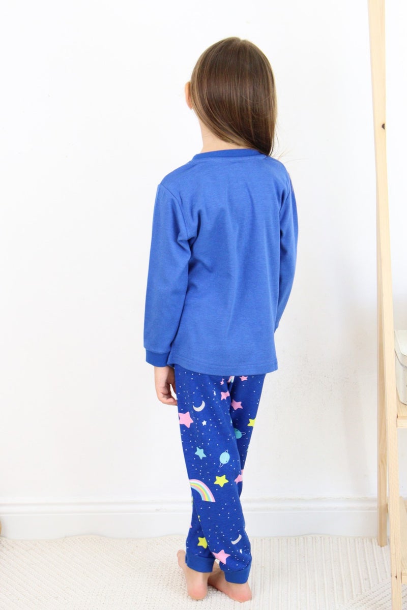 Harika Kids Girls-Boys (Unisex) Children's Interlock Fabric Medium Thickness Cotton Pajama Set - Image 2