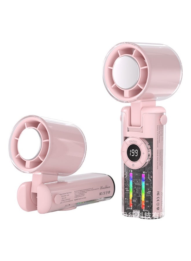 Nariele New Portable Rechargeable Foldable Handheld Ice Pack High-Speed Small Fan