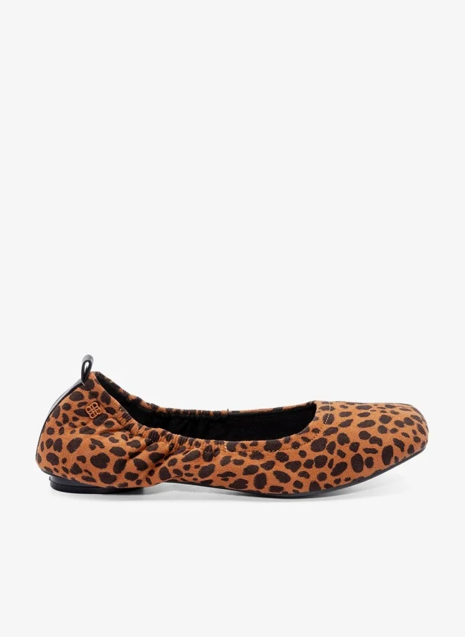 Bata Printed Flat Shoes