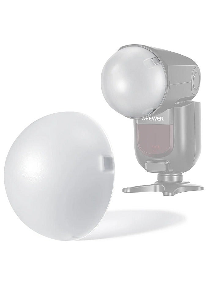 NEEWER Magnetic Dome Diffuser for Z Speedlite Flashes - Image 1