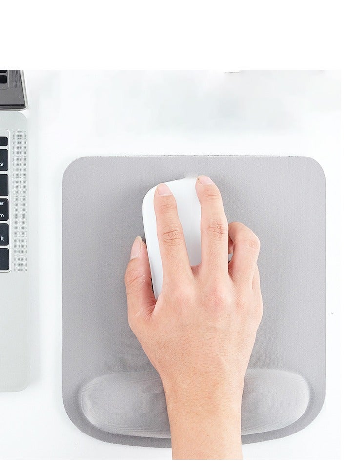 general Gray Mouse Pad Wrist Rest,Memory Foam Mousepad, Ergonomic Wrist Rest Support, with Non-Slip Base for Computer, Gaming, Office, for Easy Typing, Pain Relief - Image 5