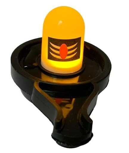 SHREE HANS CREATION Water Sensor shivling Smokeless Sensor Led Light Diya for Indoor and Outdoor Festival Decoration Light Diya (Black Color 2Pcs) - Image 4