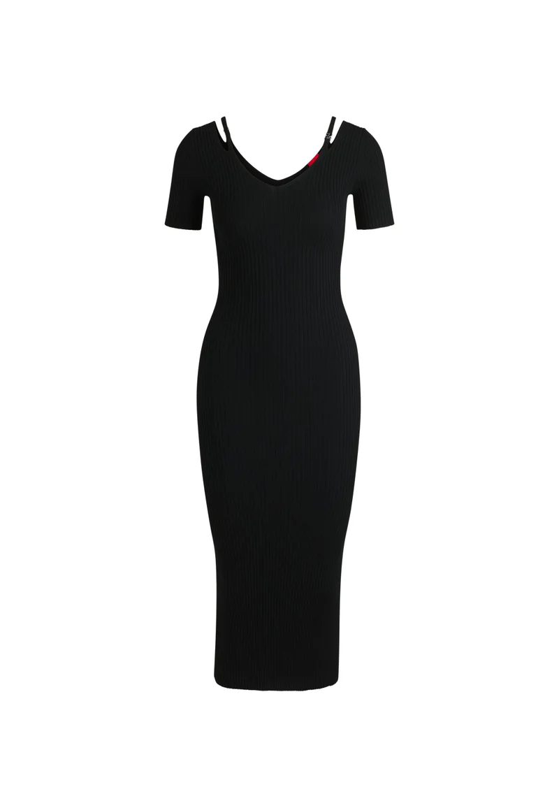 HUGO Ribbed Bodycon Dress