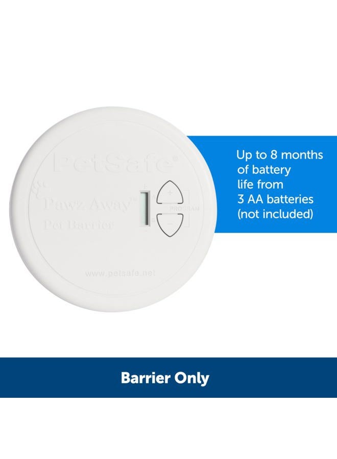 PetSafe Pawz Away Extra Indoor Barrier Extra Barrier Home Proofing, Set Indoor Boundaries Static Correction Battery Operated Pet Gate Alternative, White, ZND-1000 - Image 2