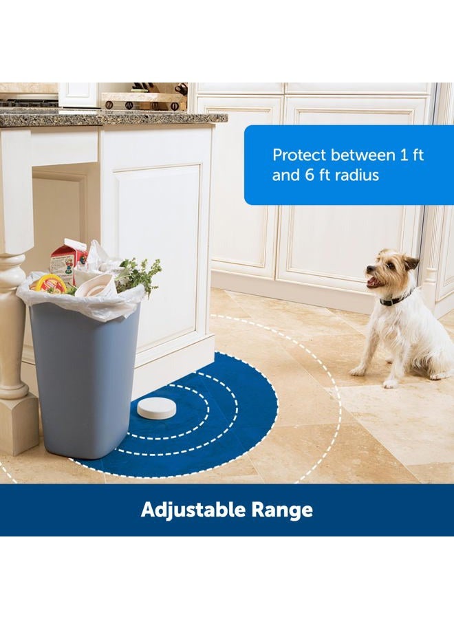 PetSafe Pawz Away Extra Indoor Barrier Extra Barrier Home Proofing, Set Indoor Boundaries Static Correction Battery Operated Pet Gate Alternative, White, ZND-1000 - Image 4