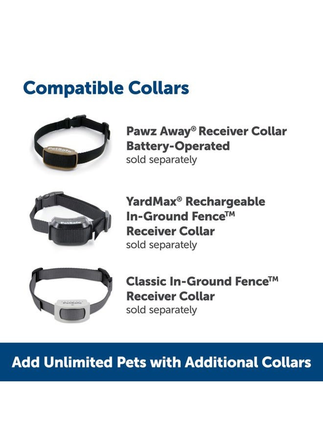 PetSafe Pawz Away Extra Indoor Barrier Extra Barrier Home Proofing, Set Indoor Boundaries Static Correction Battery Operated Pet Gate Alternative, White, ZND-1000 - Image 5