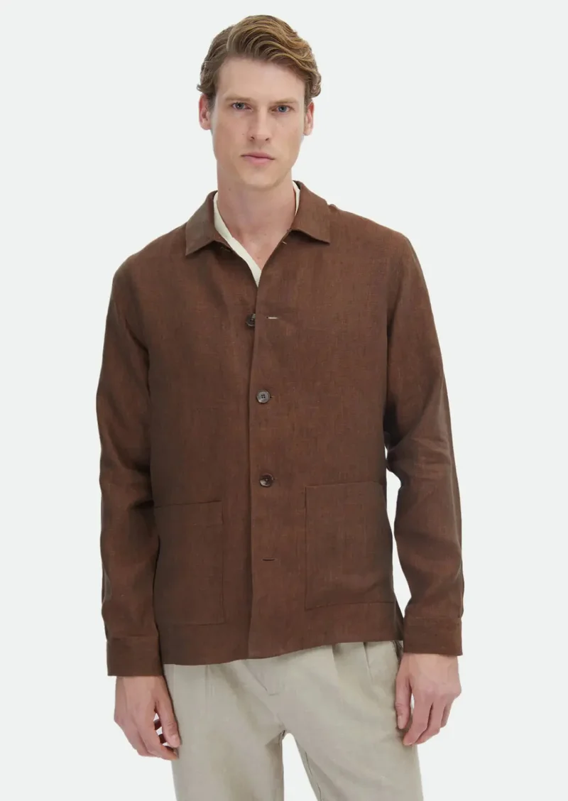 RAMSEY Tile Red Overshirt