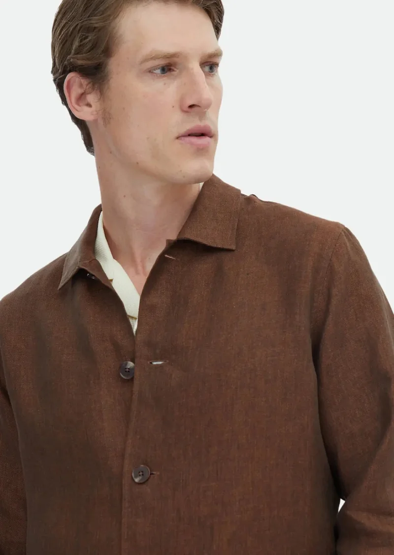 رامسي قميص أحمر بنمط البلاط