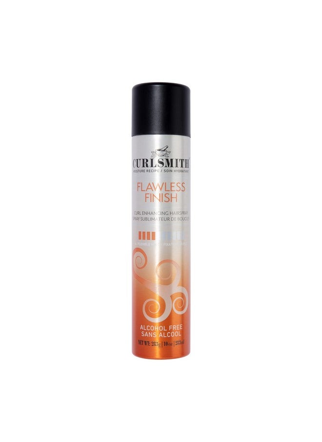 CURLSMITH Flawless Finish Hairspray Flexible Hold Without Dryness Alcohol Free For Curly Wavy And Coily Hair (10 Oz)  - Image 1