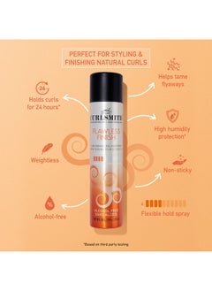 CURLSMITH Flawless Finish Hairspray Flexible Hold Without Dryness Alcohol Free For Curly Wavy And Coily Hair (10 Oz)  - Image 2