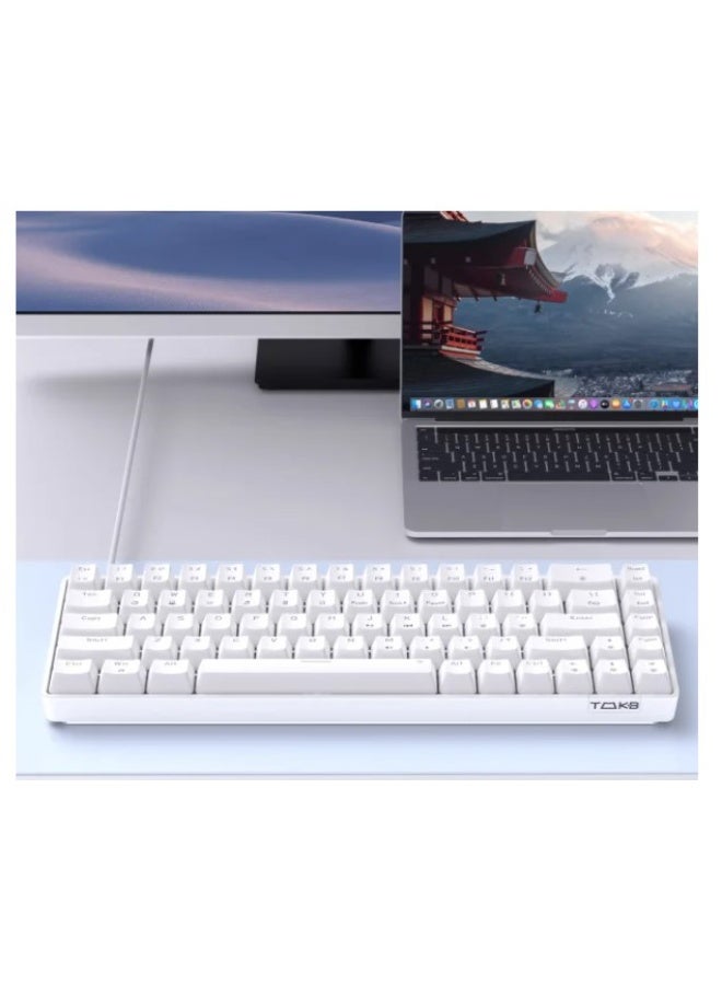 Terabyte Mechanical Gaming keyboard White - Image 4
