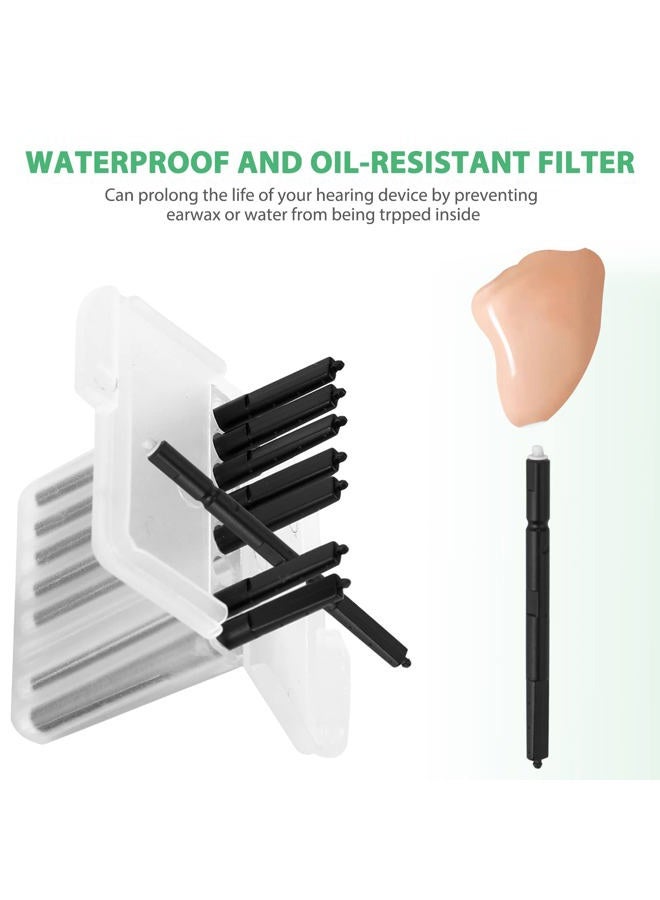 JunYiLoTo Wax Guard Filters for Hearing Aid, Hearing Aid Wax Filters for Phonak, Resound, Widex and Unitron, Hear Clear Hearing Aid Accessories, 4 Pack - Image 3