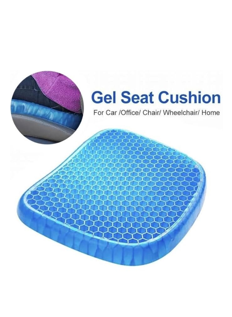 general Gel honeycomb seat comfort cushion, curved backrest support spine protector, pain relief, suitable for most chairs - Image 2
