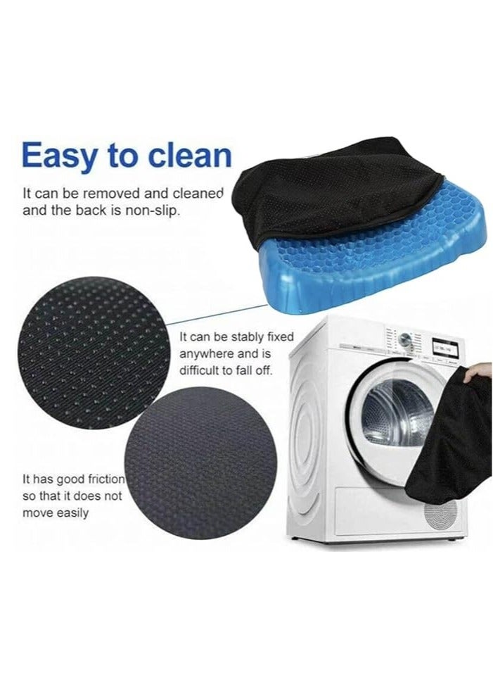 general Gel honeycomb seat comfort cushion, curved backrest support spine protector, pain relief, suitable for most chairs - Image 3