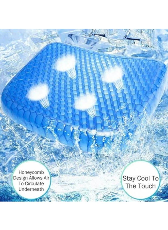 general Gel honeycomb seat comfort cushion, curved backrest support spine protector, pain relief, suitable for most chairs - Image 5