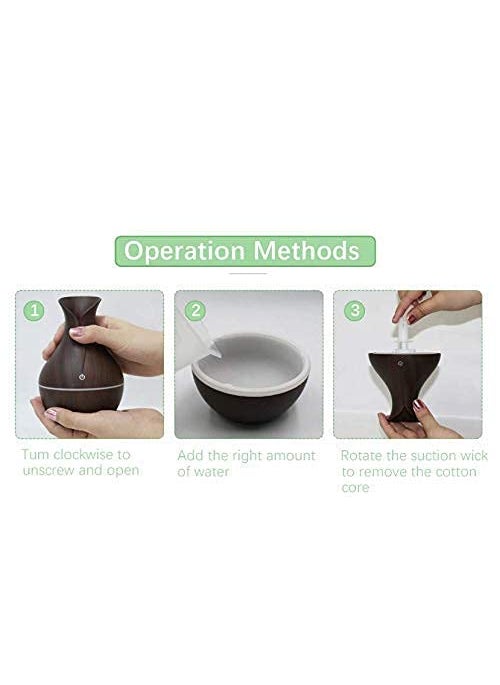 VARiSTY VARiSTY Humidifier for Room Aromatherapy Essential Oil Diffuser Aroma Diffuser for Home Cool Mist Ultrasonic 7 Color LED Lights Home Office Yoga Spa Bedroom Baby Room CarsAssorted Color1Pis a  - Image 4