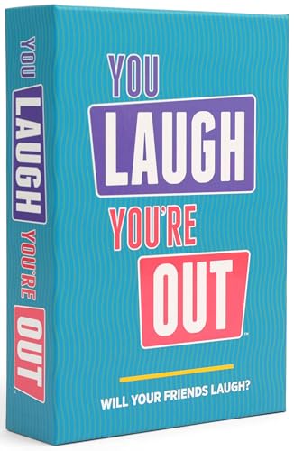 DSS Games You Laugh Youre Out A Party Game with Hilarious Charades Family Card Games for Adults Teens 125 Prompt Cards Fun for Family Game Nights Easter Basket Stuffers Gatherings Parties Ages 14 - Image 1