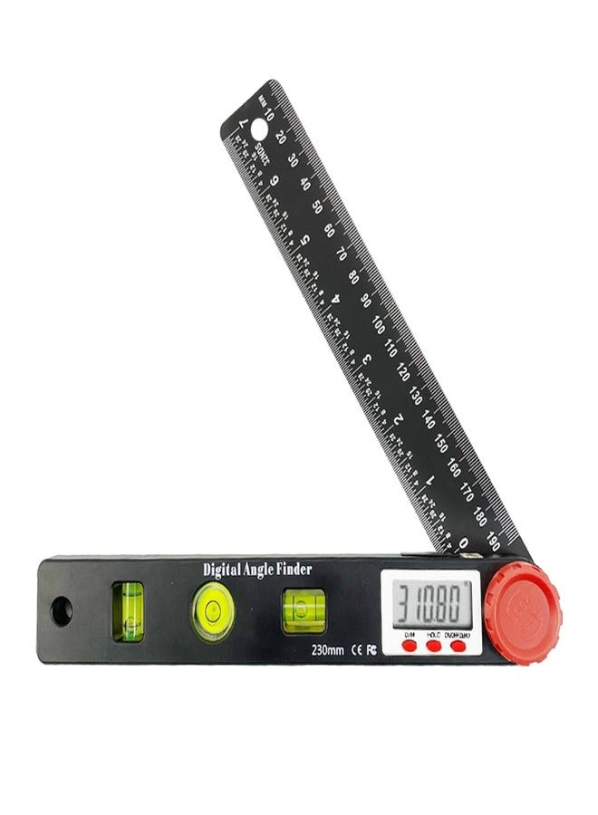 NORTOOLS Digital Angle Finder Protractor-7inch 0-360 °LCD Digital Protractor Ruler, ±0.5° Accuracy Measuring Tool for Woodworking/Construction/DIY/Miter Saw (Metric/Inch, 2 Batteries Included) - Image 1