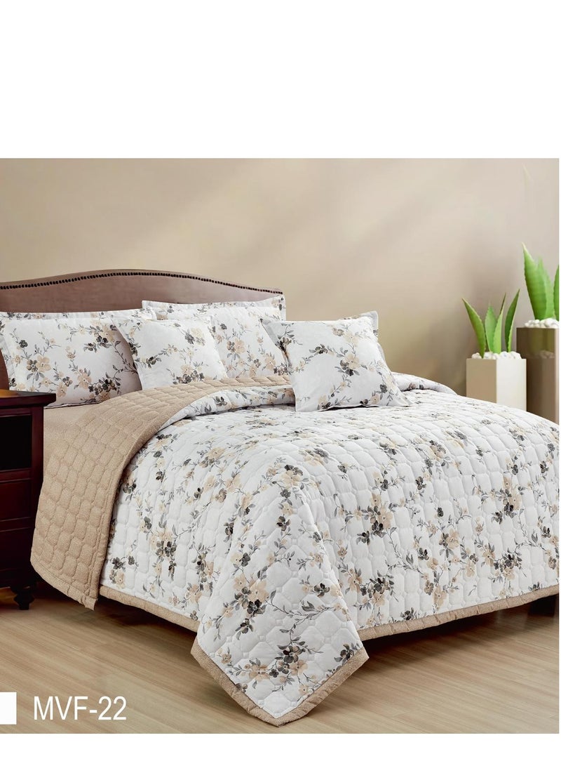 مفرش نفرين مضغوط صيفي من خامة المايكروفيبر مقاس 230*250سم فخامة وقوة