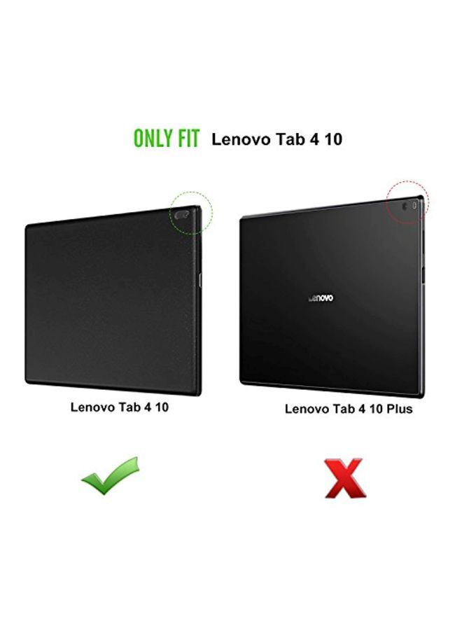 NIBEMINENT Protective Flip Cover For Lenovo Tab 4 10-Inch Blue - Image 2