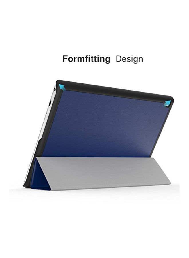 NIBEMINENT Protective Flip Cover For Lenovo Tab 4 10-Inch Blue - Image 4
