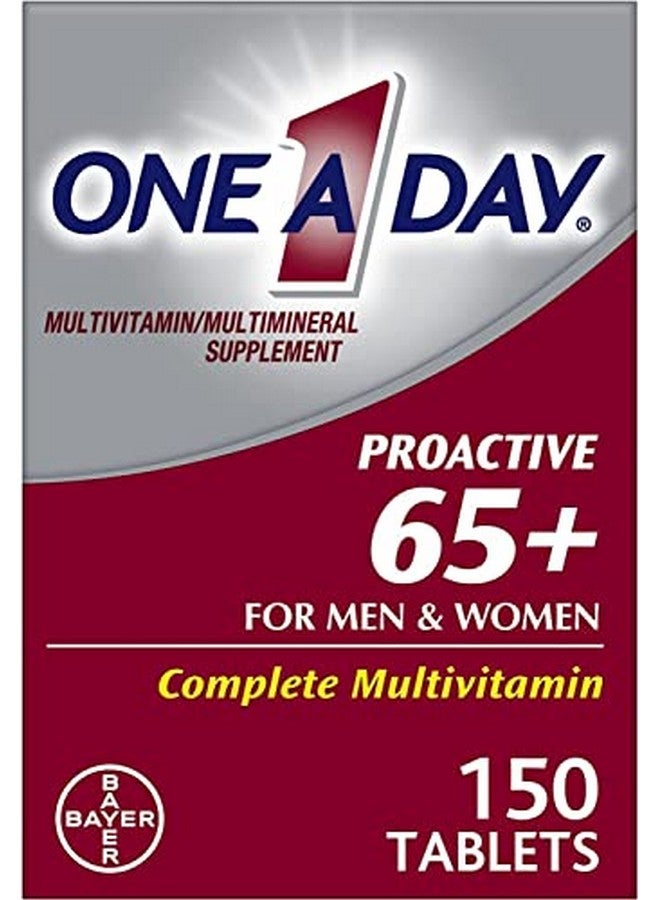 ONE A DAY Proactive 65 Plus Multivitamins For Men And Women 150 Tablets (Pack Of 2) By One A Day - Image 1