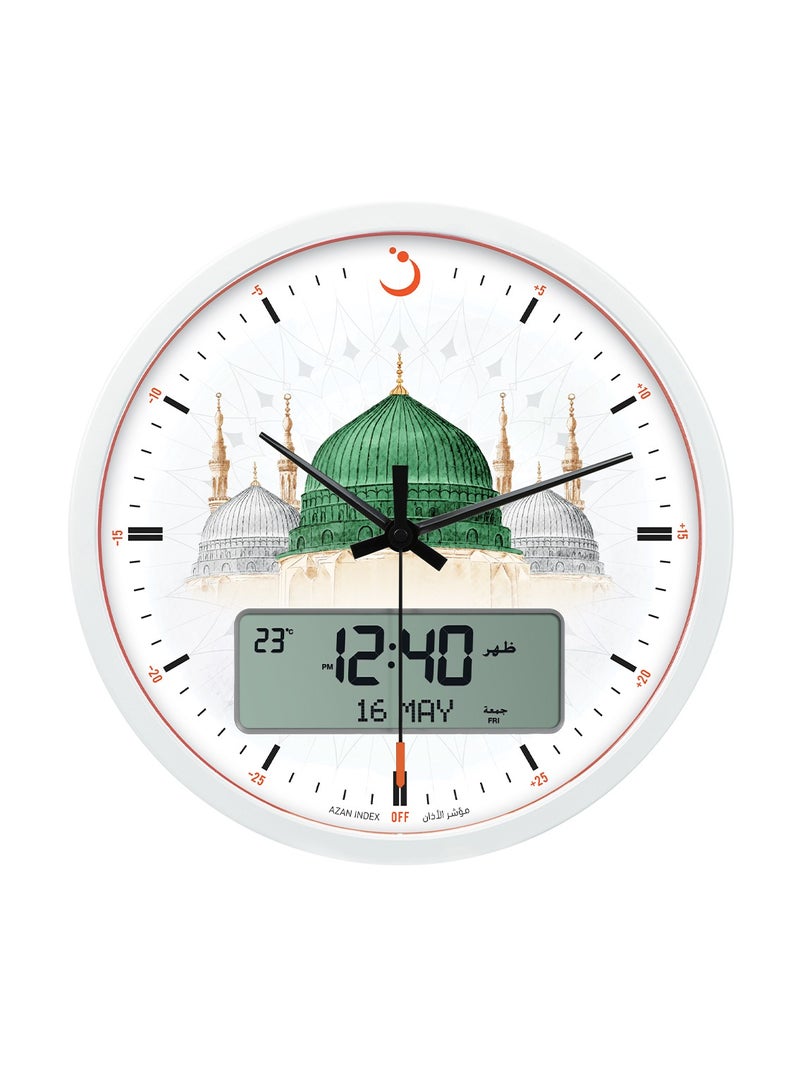 الفجر ساعة حائط الفجر مع وقت الصلاة والتاريخ - Image 1