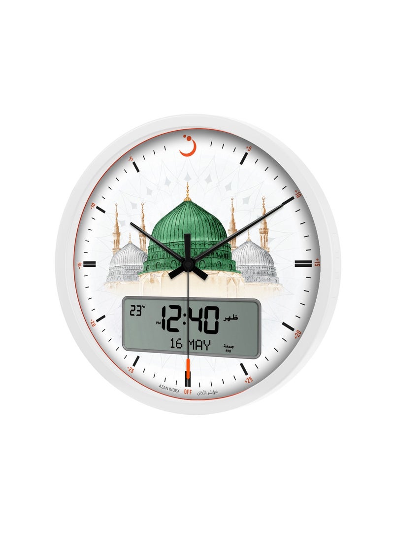 الفجر ساعة حائط الفجر مع وقت الصلاة والتاريخ - Image 2