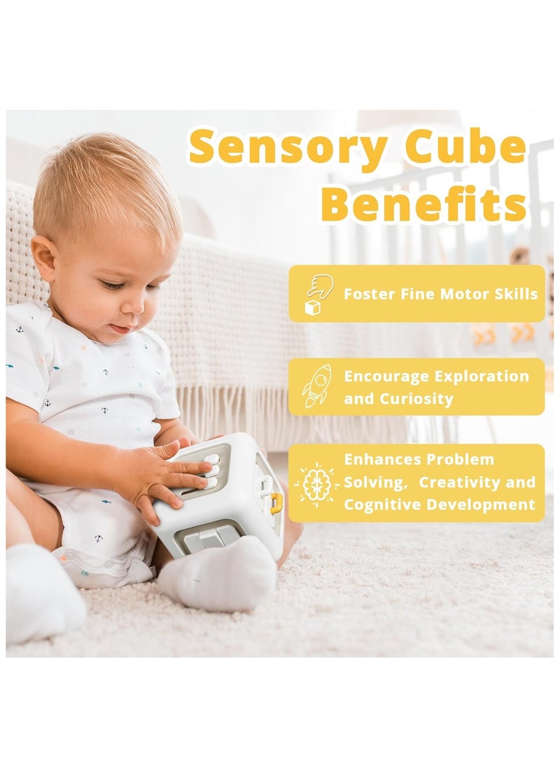 FIRST PRO Busy Cube for Toddlers 1 Years, Montessori Toys for 1+ Year Old, Travel Toys for Kids 1-3, Learning Fine Motor Skills| First Birthday Gift for Children 12 Month +  - Image 5