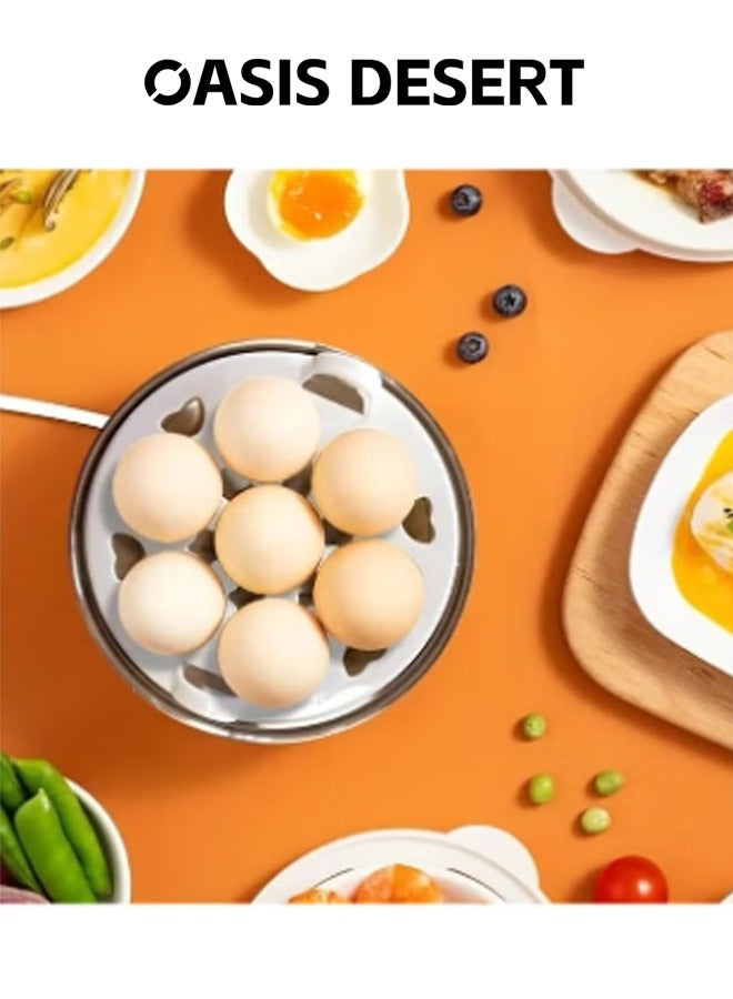 صحراء الواحة جهاز سلق البيض المنزلي 350 واط باللون الأبيض - Image 2