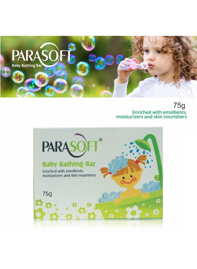 Parasoft Baby Soap Mild & Gentle Daily Moisturizing, Cleansing And Nourishing Baby Bathing Bar With Jojoba Oil, Almond Oil & Vitamin E For Sensitive Skin - 75 Gm(Pack Of 4) - Image 3