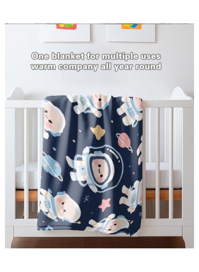 general Flannel thin blanket (warm and comfortable, suitable for sleep, gaming, dust removal and sandproof) 150cm*200cm - 740 - Image 1