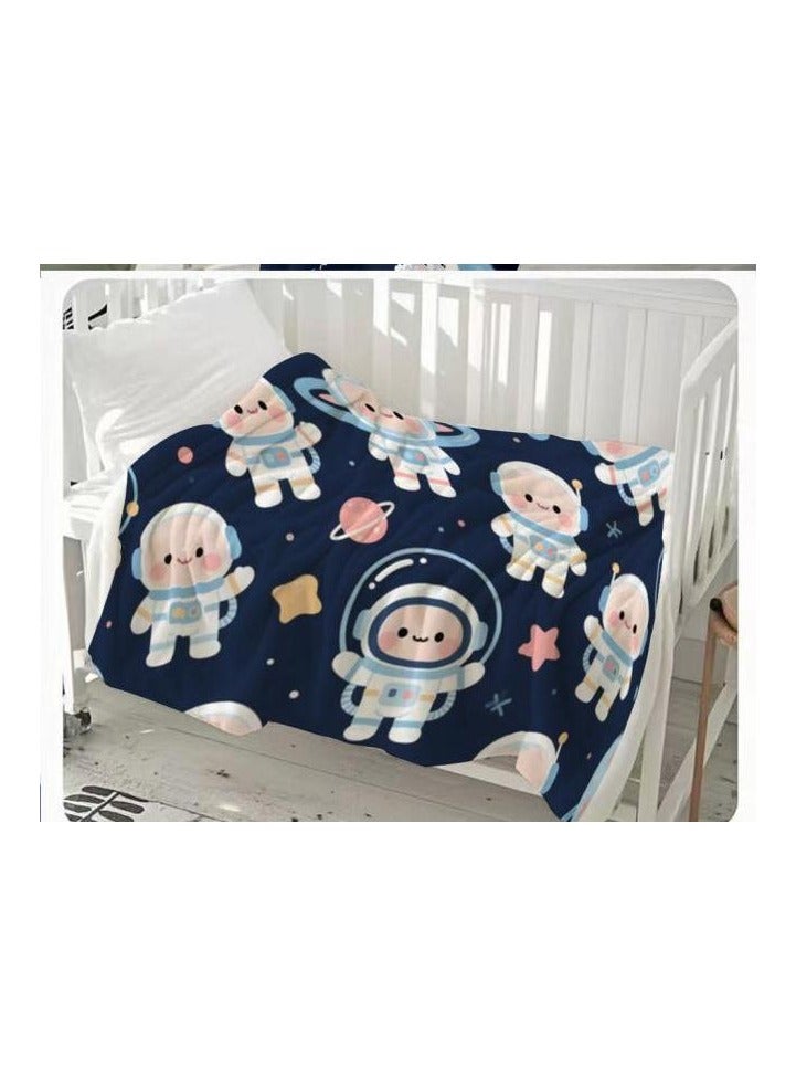 general Flannel thin blanket (warm and comfortable, suitable for sleep, gaming, dust removal and sandproof) 150cm*200cm - 740 - Image 3