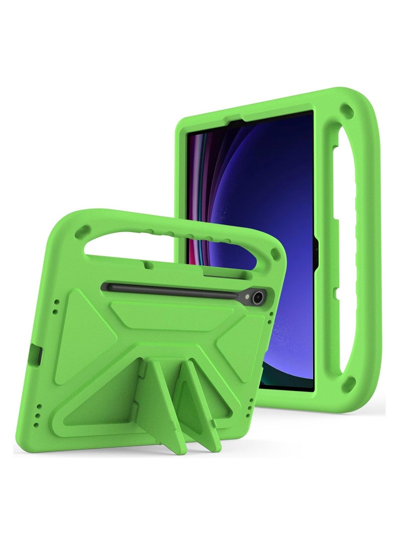 Kids Case Compatible Samsung Galaxy Tab S9 FE SM-X510/SM-X516 11-inch, Lightweight Shockproof Grip Stand Kid Friendly Case Tablet Slim Case
