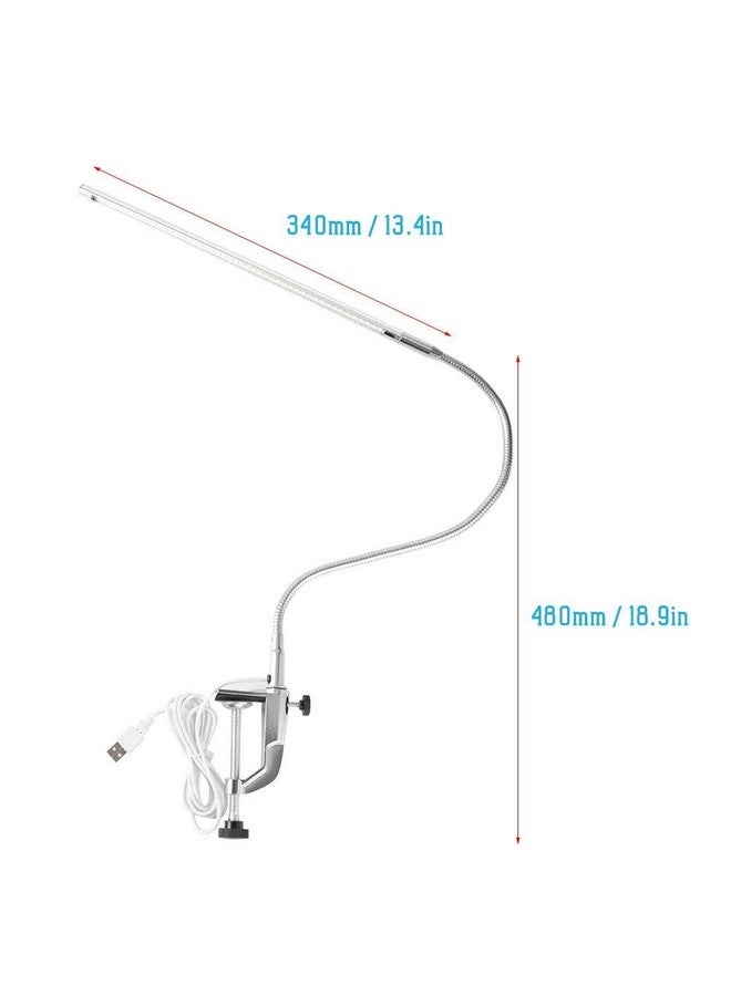 روتيكت مصباح Rotekt Clip on، مصباح LED USB للأظافر، مصباح مكتب LED للأظافر، مكتب مانيكير تقني بجانب السرير، مشبك LED احترافي يدور 360 درجة مع مفتاح للقراءة - Image 4