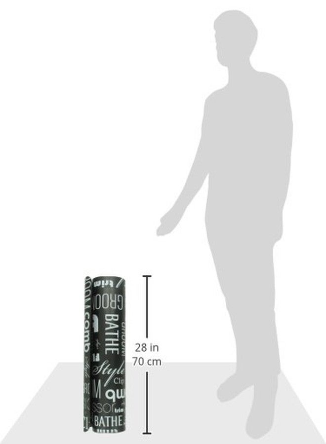 توب بيرفورمانس سجادات عالية الأداء مضادة للإجهاد - سجادات مريحة ومتينة مصنوعة من مادة PVC والإسفنج، مثالية لمصففي الكلاب المحترفين - جرافيتي بيت، أسود - Image 3