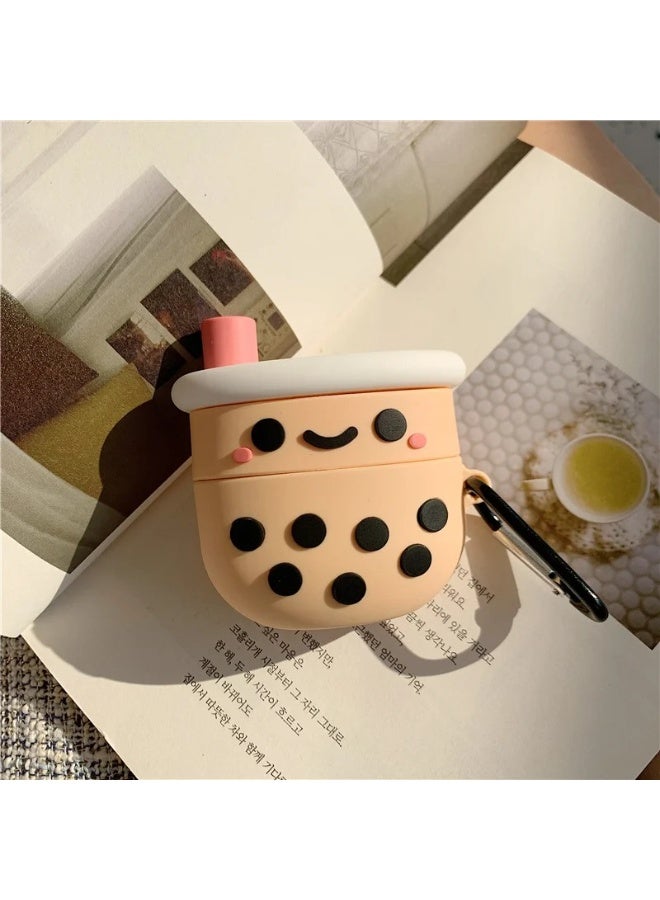 Case Soft Silicone Shockproof Cover for Apple Airpods 4 New 3D Cute Cartoon Creative Fun Case Skin with Keychain Design  - Image 1