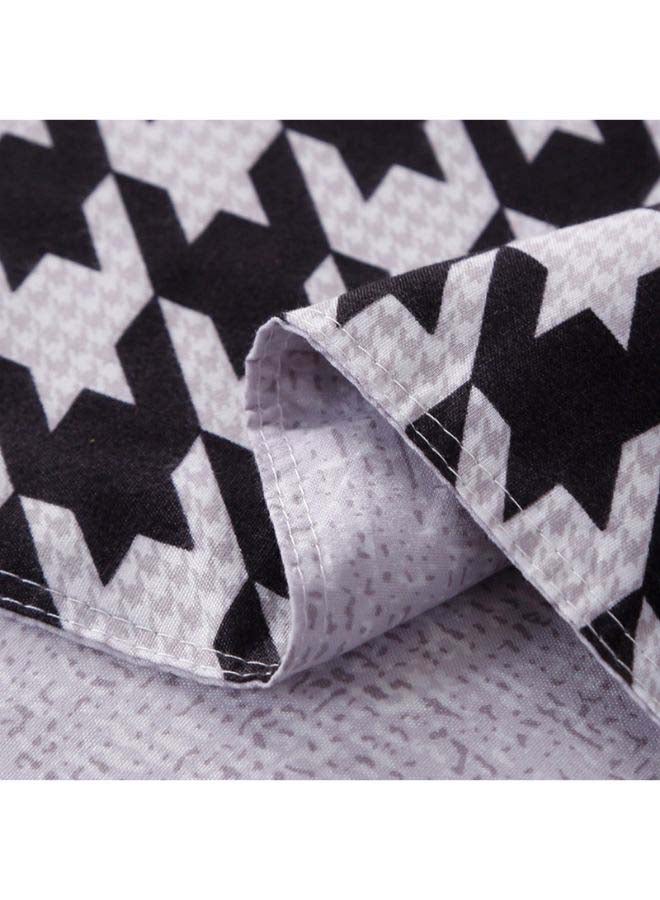 NIBEMINENT 4-Piece European Style Luxury Jacquard Single Bedding Set Polyester Multicolour - Image 5