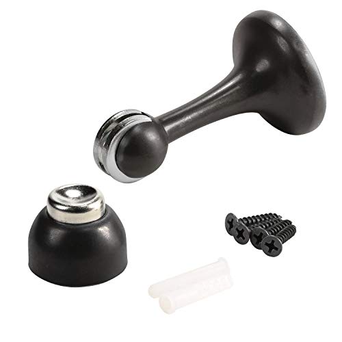 Rok Hardware Magnetic Door Stop Holder 3 Inches (Oil-Rubbed Bronze, 1 Pack) - Image 1