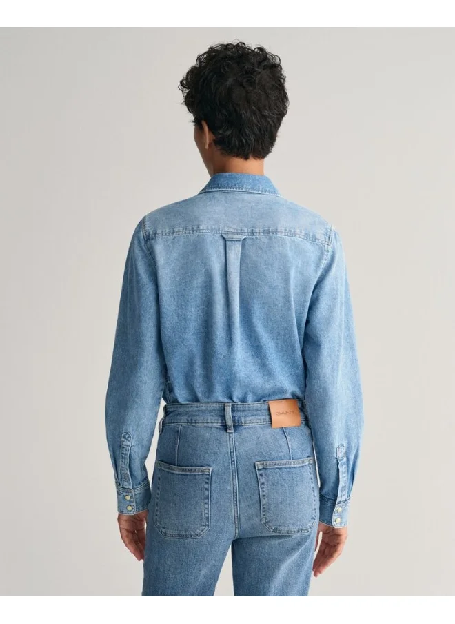 GANT Gant Regular Fit Denim Shirt
