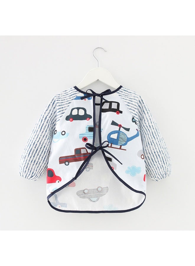 Long Sleeve Baby Bibs, Waterproof Sleeved Bibs Smock for Toddler Baby Girls Boys Eating Feeding,12-24 months - Image 4