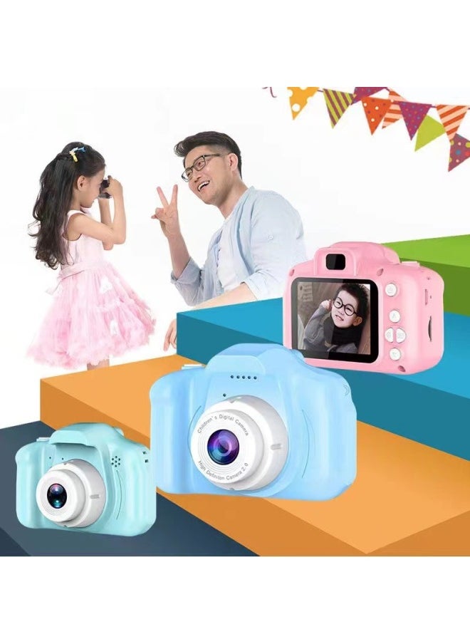 Generic X2 High Definition Mini Digital Camera Toy Single Reflex Camera Gift For Children Photography Video Capable Small Size-Body Color:High List Photo Green  - Image 2