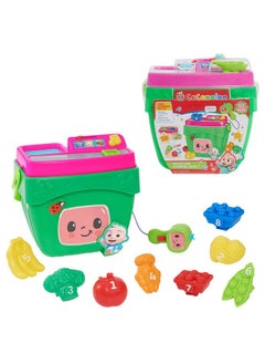 Just Play N Veggie Fun Learning Basket, Pretend Play Food, Preschool Learning And Education, 10-Pieces, Music And Sounds, Officially Licensed Kids Toys For Ages 18 Month By Just Play  - Image 1