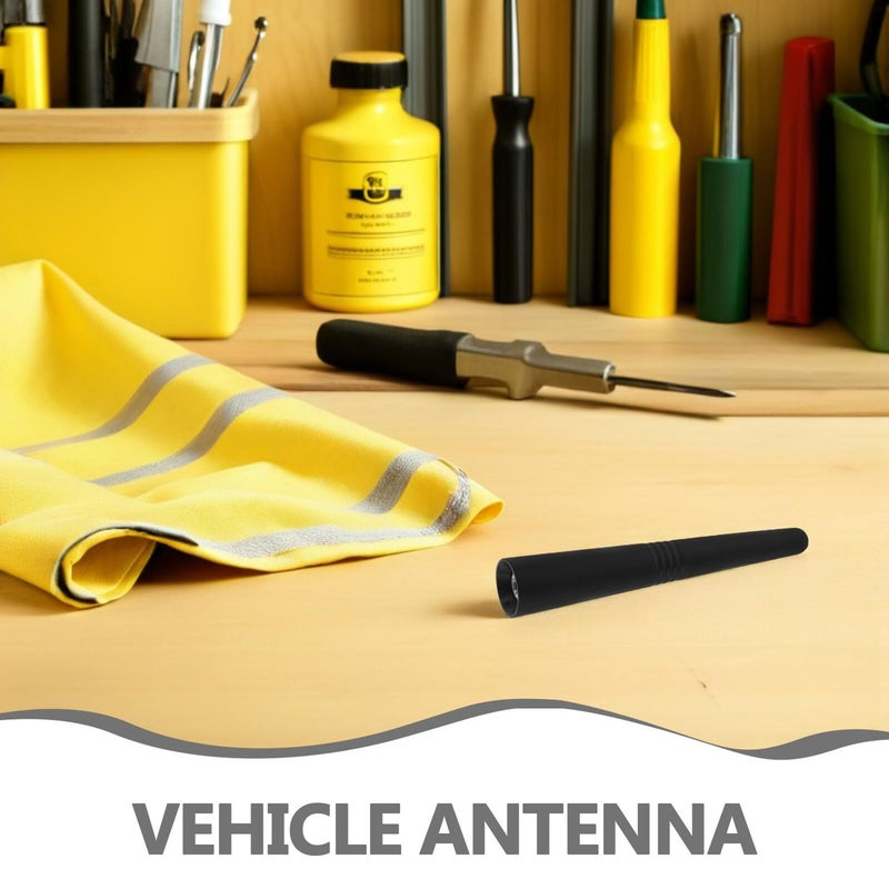 Universal Short Car Antenna 3.6 Inch Roof Mounted Radio Aerial With M4 M5 M6 Thread Adapters Enhanced Signal Reception - Image 4