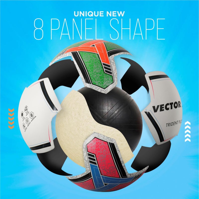 Vector X Trident Plus Thermofused Emobsed PU for Professional Player Football - Image 4