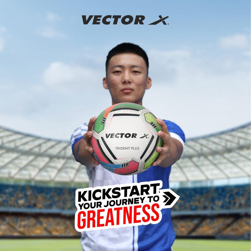 Vector X Trident Plus Thermofused Emobsed PU for Professional Player Football - Image 3
