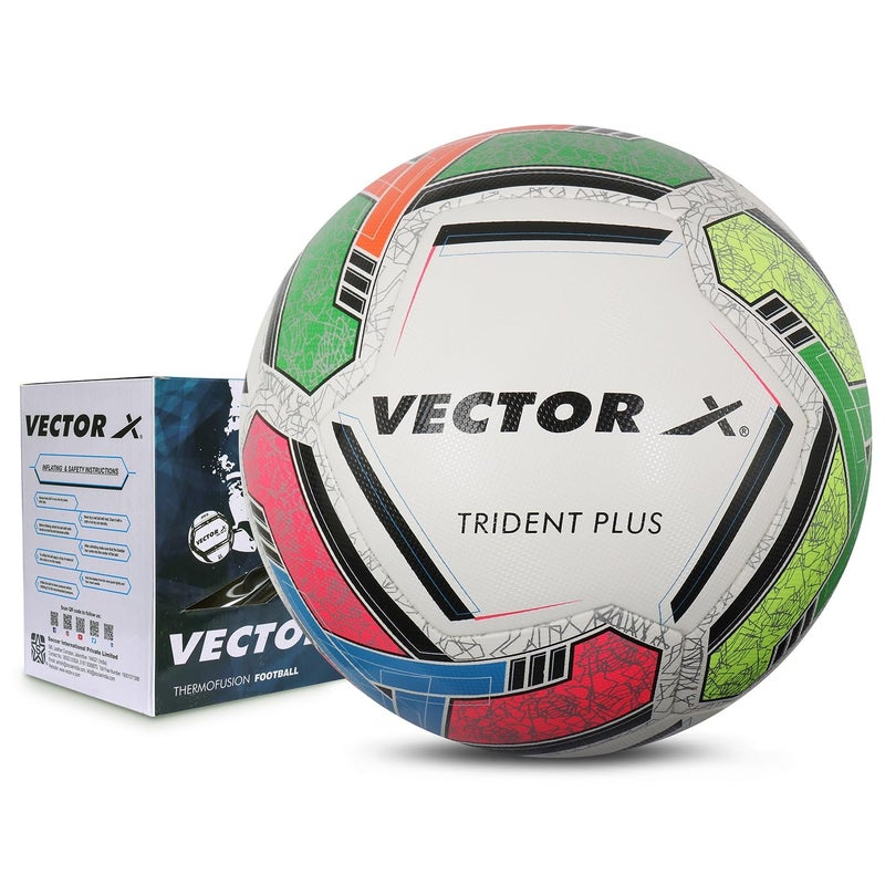 Vector X Trident Plus Thermofused Emobsed PU for Professional Player Football - Image 1