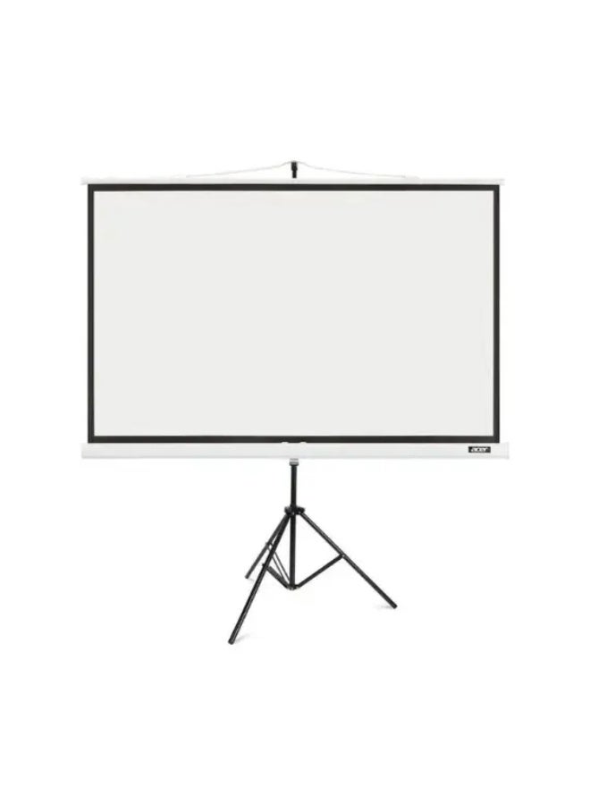Windon Tripod Projector Screen, 180 × 180 cm (96-inch diagonal), Matte White Surface, Portable Stand Design, Adjustable Height, Metal Housing, White - Image 1